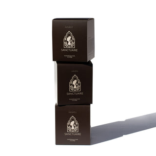 PLAGE NOIRE TRIO - SCENTED BEESWAX CANDLE SET