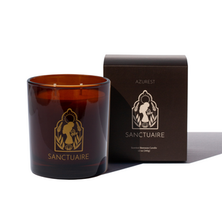 AZUREST SCENTED BEESWAX CANDLE - AMBER VESSEL