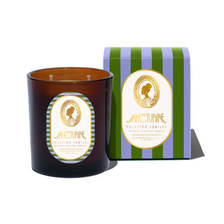 YULETIDE JUBILEE DOUBLE-WICK SCENTED BEESWAX CANDLE