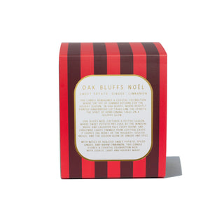 OAK BLUFFS NOËL DOUBLE-WICK SCENTED BEESWAX CANDLE