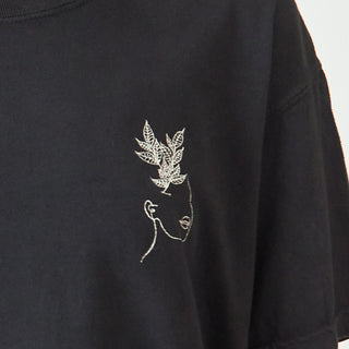 SANCTUAIRE-TEES-BLACK-MINI-LOGO-DETAIL